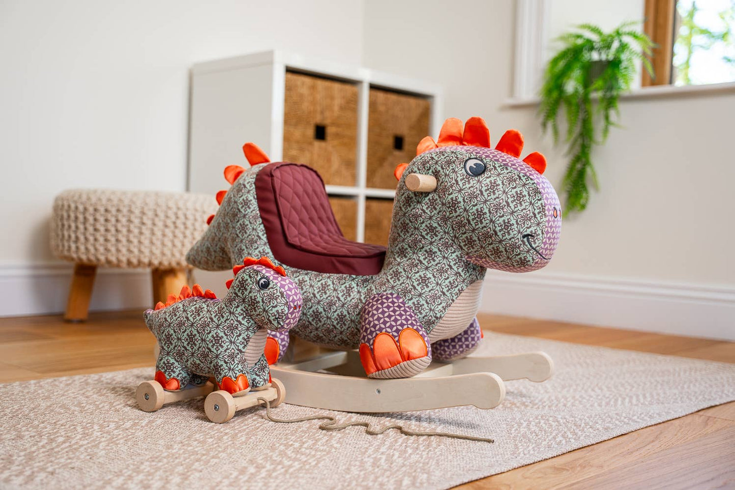 Digley Dinosaur Pull Along Toy - children's toys, wooden toy