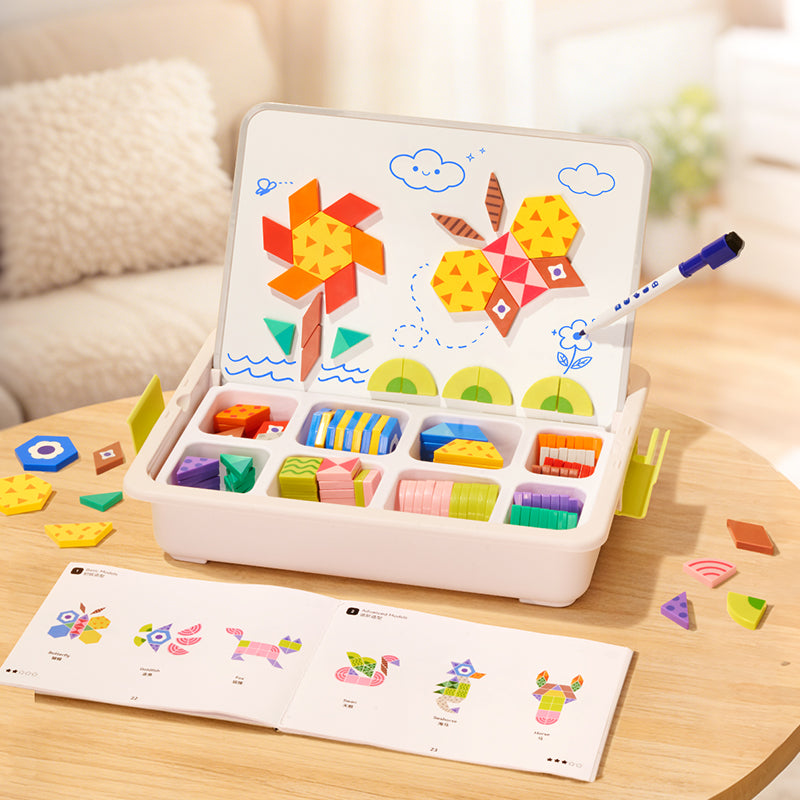 mideer Magnetic Art Geometry Building Blocks
