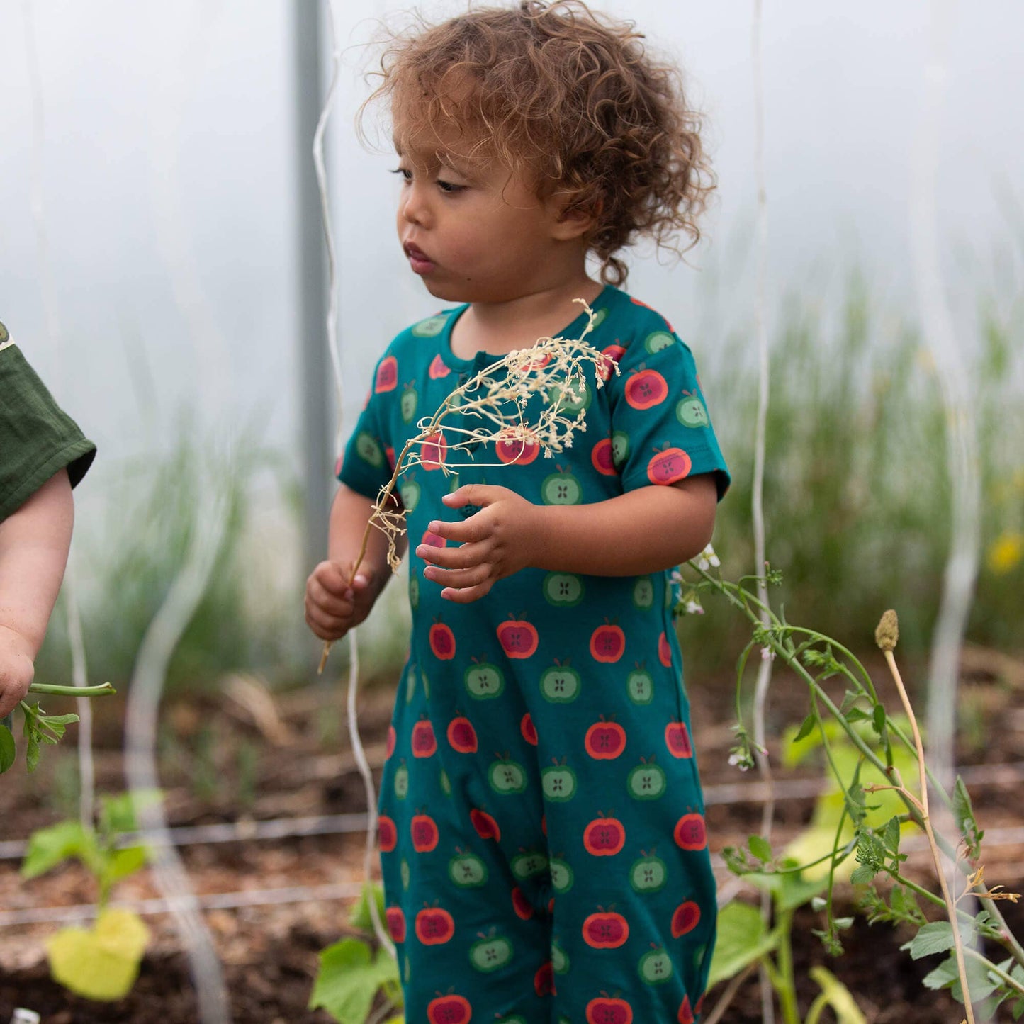 Apple Picking Organic Romper