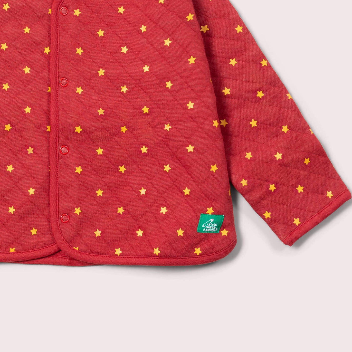 Red Stars Quilted Jacket