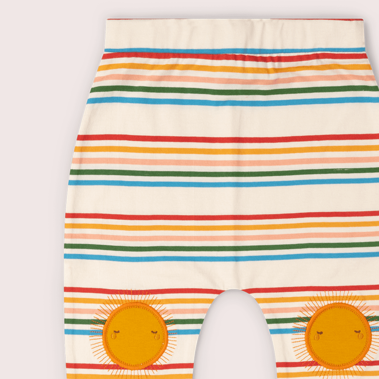 Sun Rays Knee Patch Striped Joggers