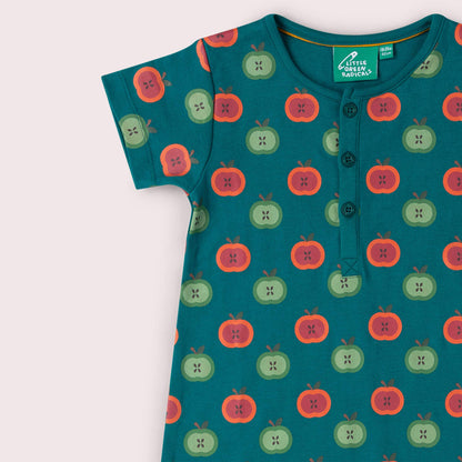 Apple Picking Organic Romper