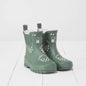 Khaki Chunky Sole Kids Shortie Welly