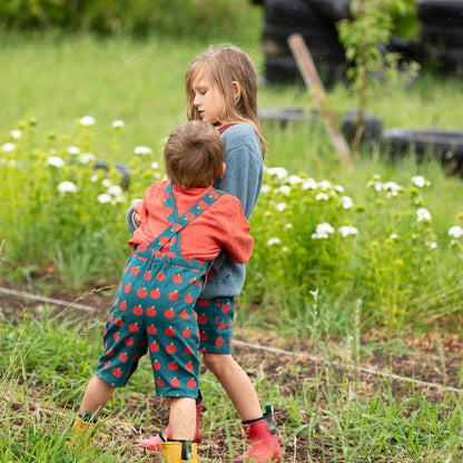Apple Dungaree Shorts