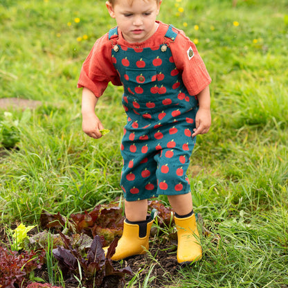 Apple Dungaree Shorts