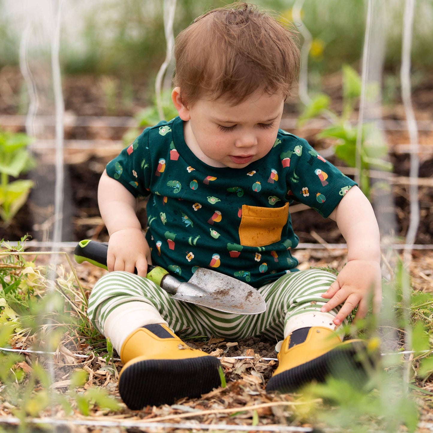 Spring Garden Organic T Shirt & Jogger Playset