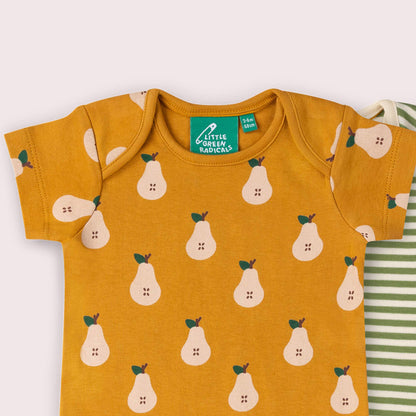 Summer Pears Organic Baby Bodysuit 2 Pack