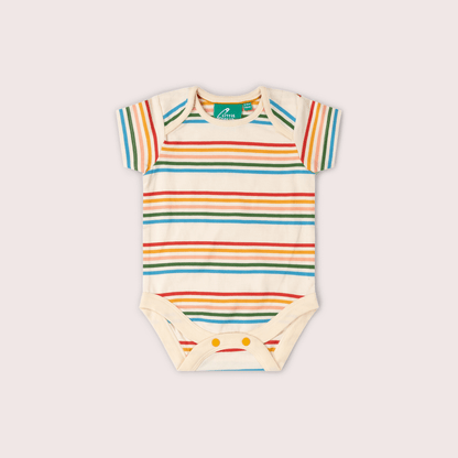 Vintage Rainbows Organic Baby Bodysuit 2 Pack
