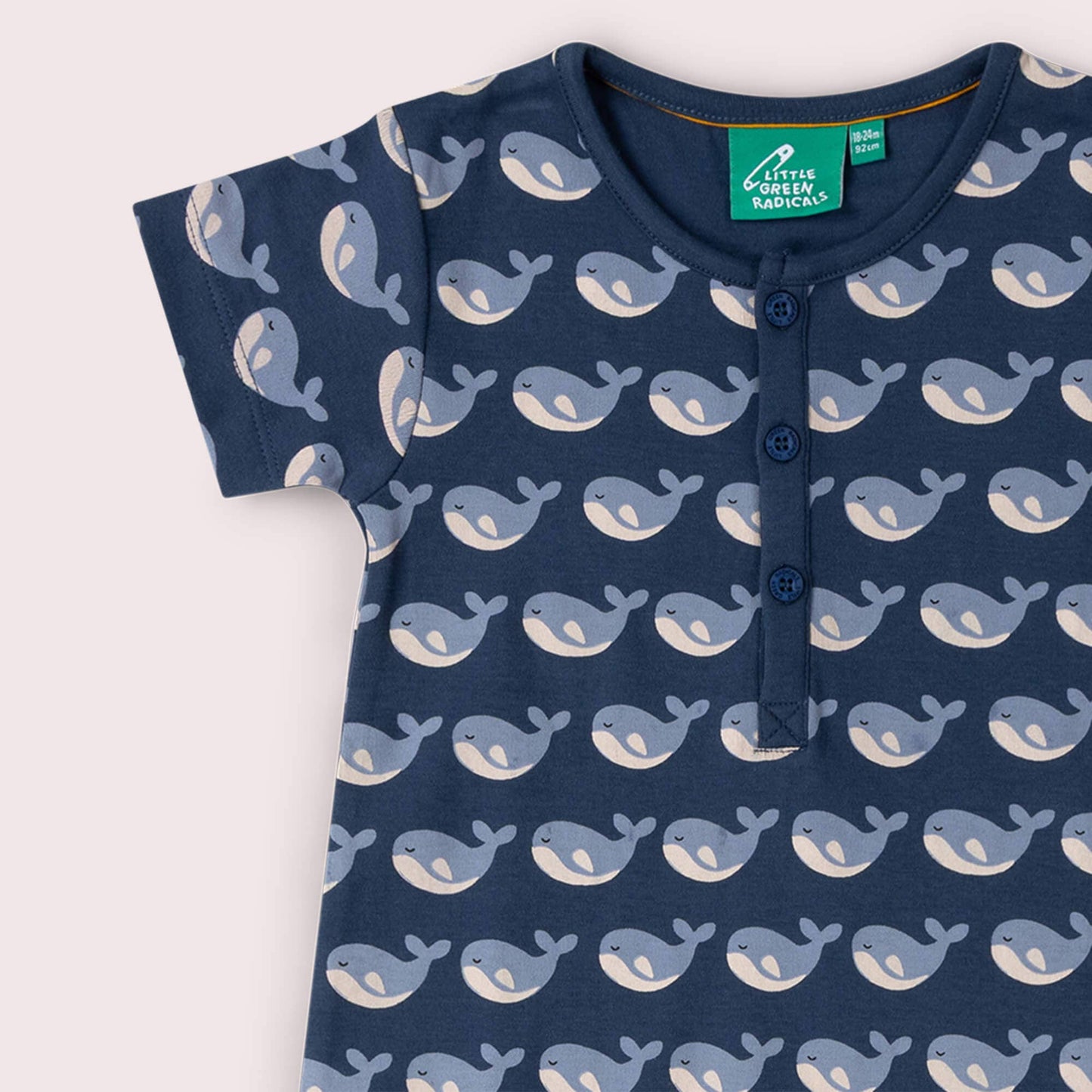 Singing Whales Organic Romper