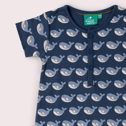 Singing Whales Organic Romper