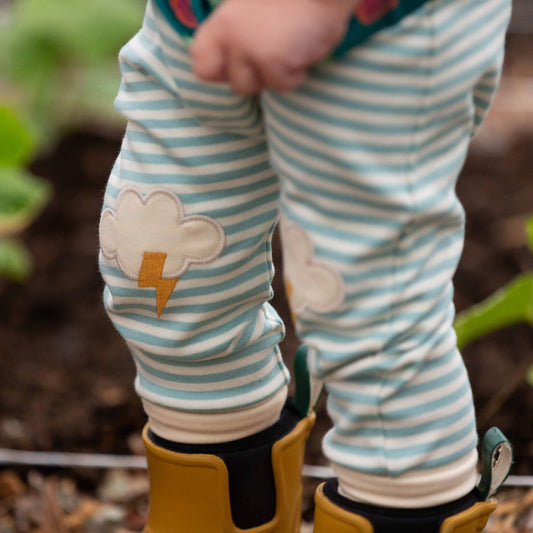 All Weather Knee Patch Striped Joggers