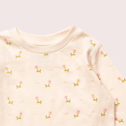 Pink Flowers Organic Pyjamas NOT AVAILABLE for USA/AUS/CAN