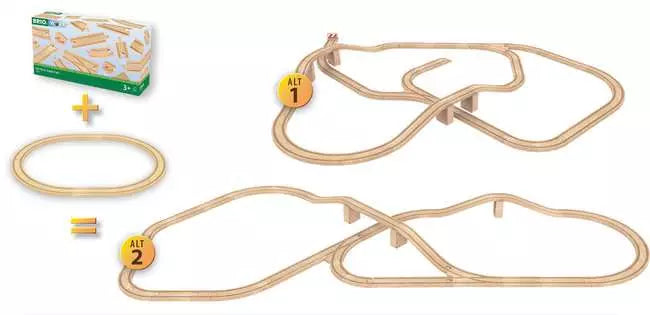BRIO World - 50 Piece Track Pack