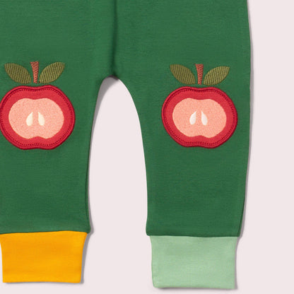 Red Apples Knee Patch Joggers