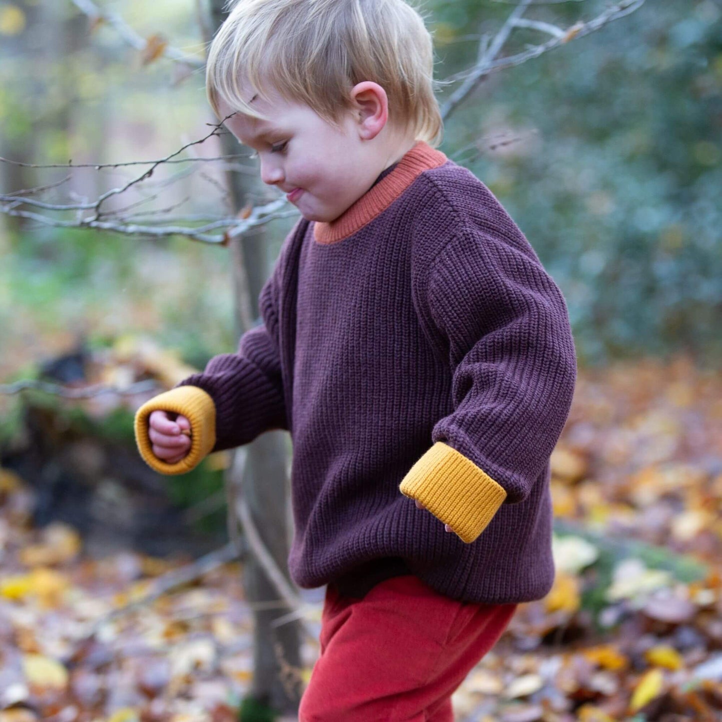 Chocolate Snuggly Knitted Jumper