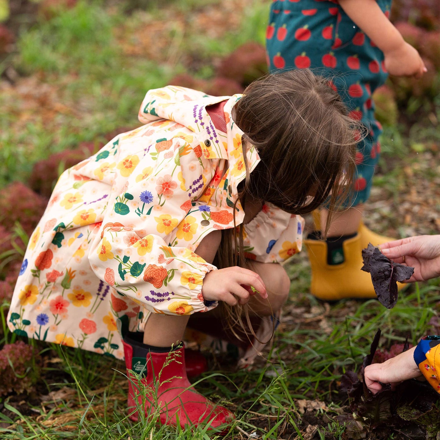 Flower Meadow Recycled Waterproof Raincoat