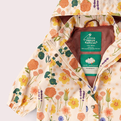 Flower Meadow Recycled Waterproof Raincoat