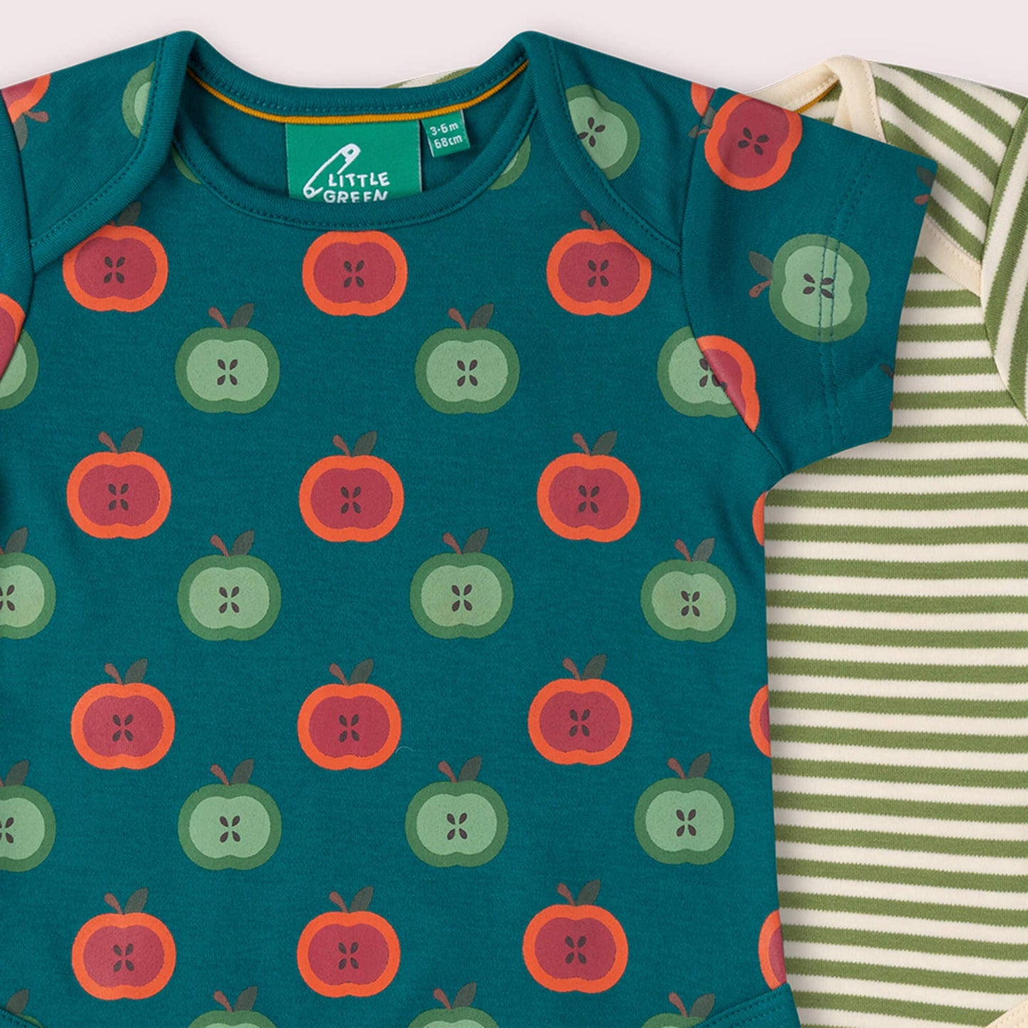 Apple Picking Organic Baby Bodysuit 2 Pack