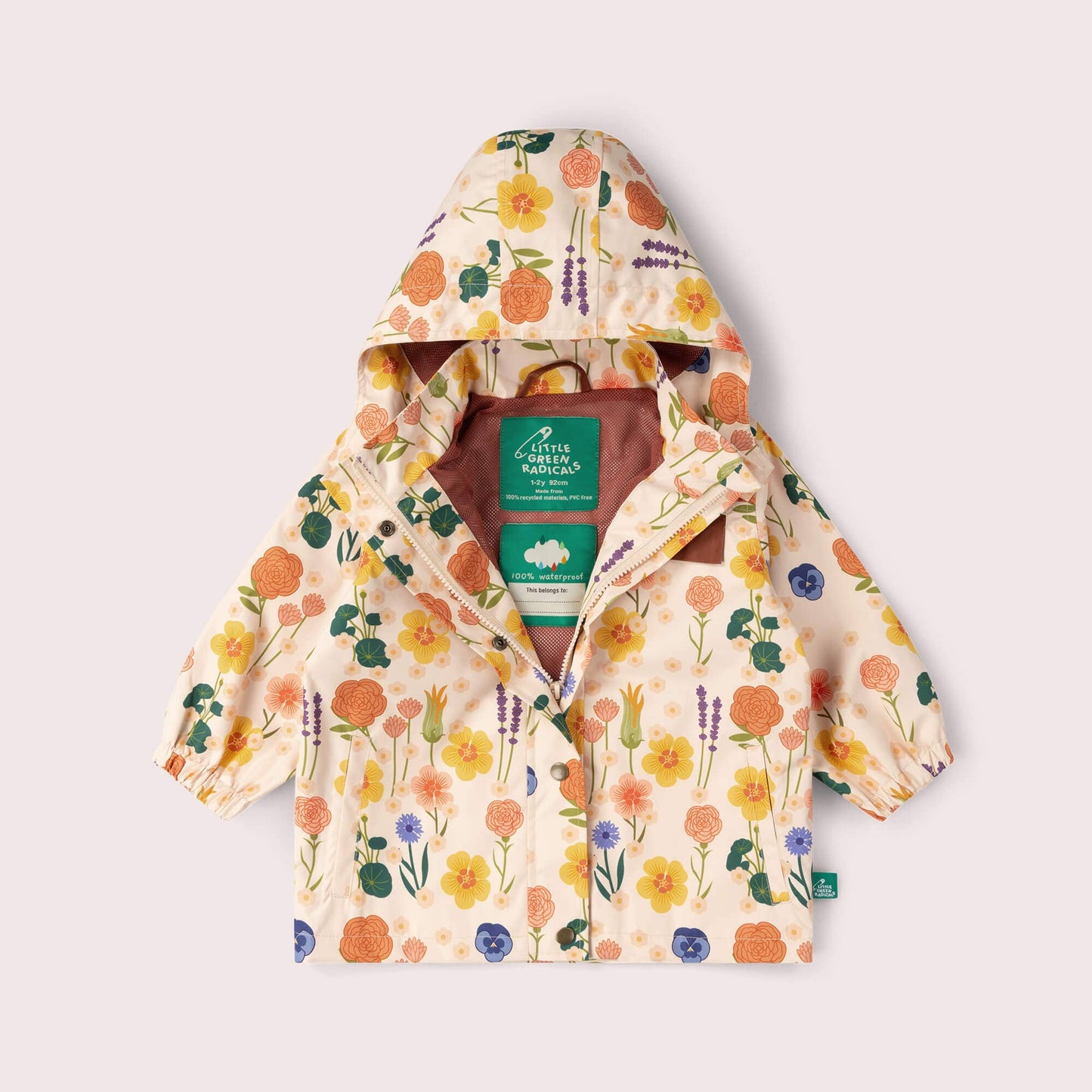 Flower Meadow Recycled Waterproof Raincoat