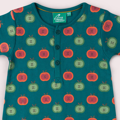 Apple Picking Organic Romper