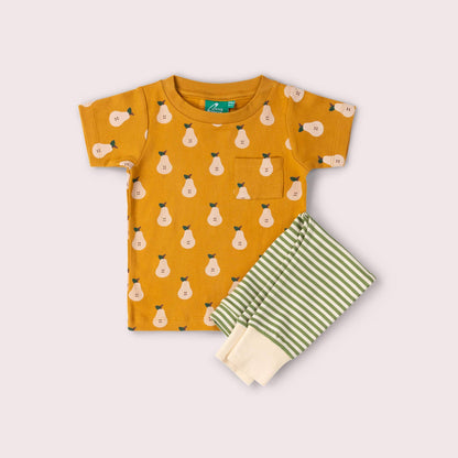 Summer Pears Organic T Shirt & Jogger Playset