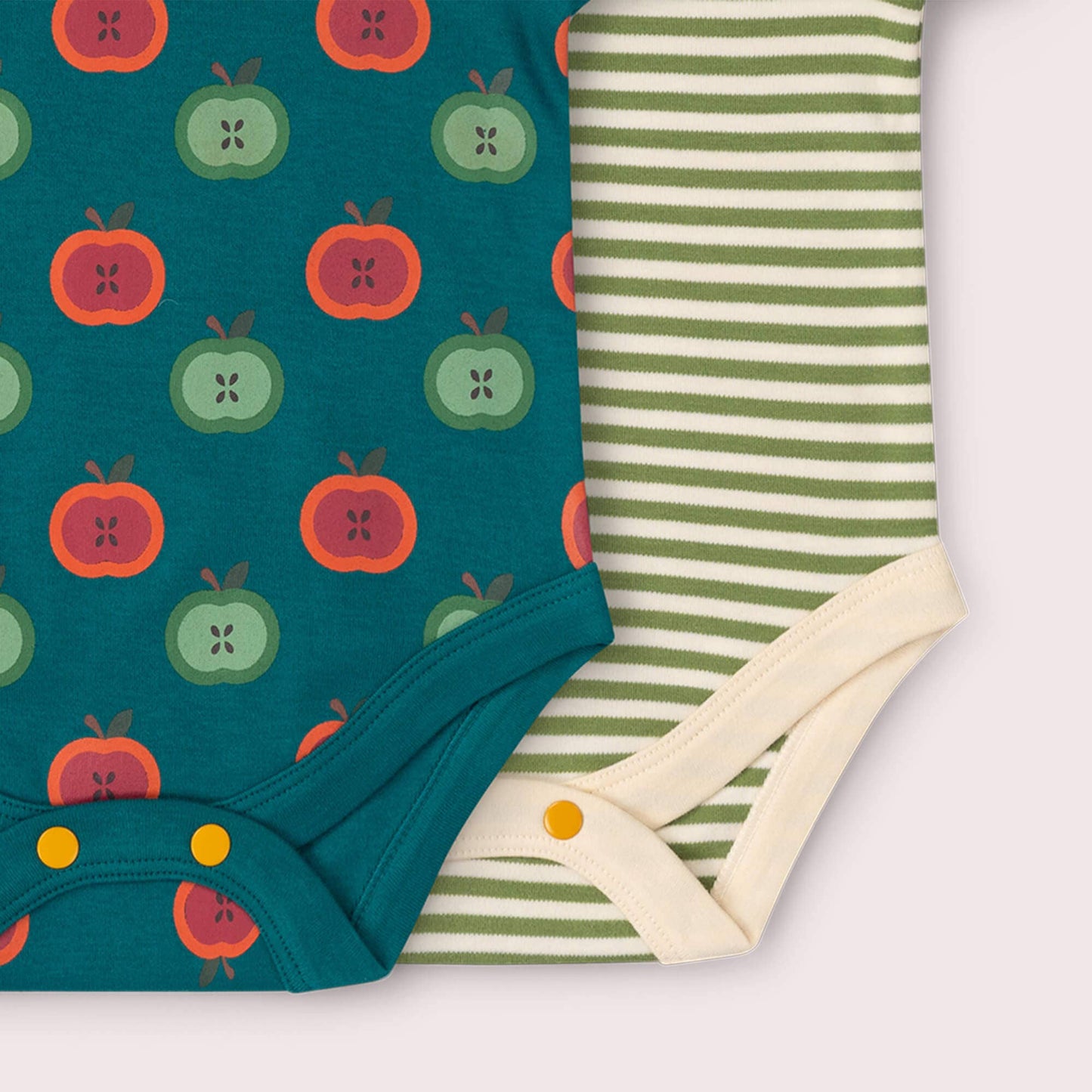 Apple Picking Organic Baby Bodysuit 2 Pack