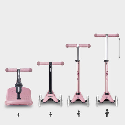 Mini Micro 4in1 with indoor rocker: Rose Pink