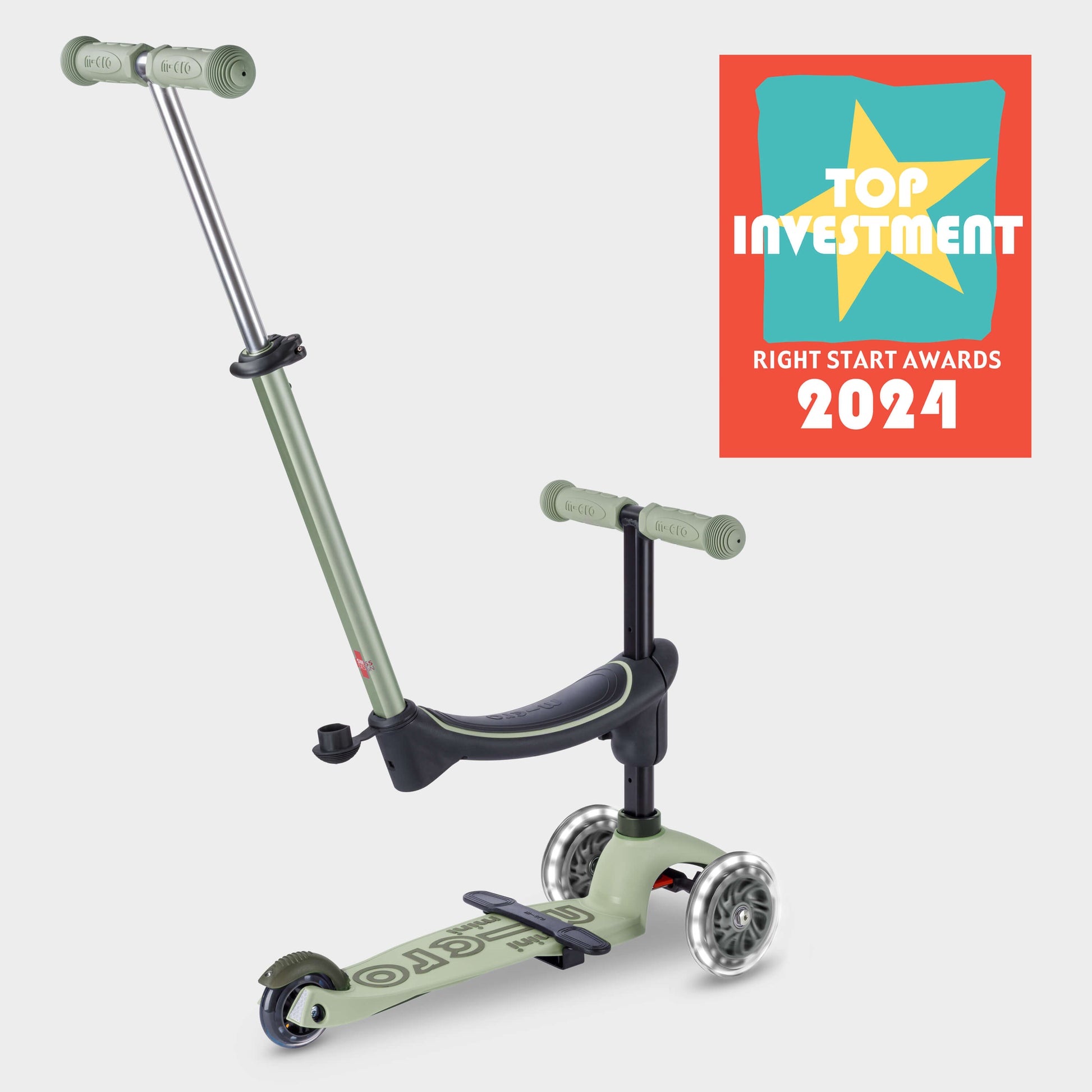 Mini Micro 4in1 Scooter: Sage Green