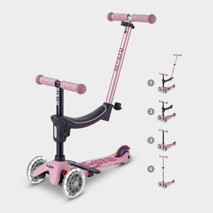 Mini Micro 4in1 Scooter: Rose Pink