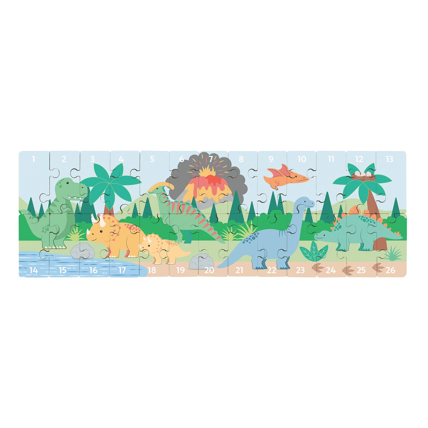 NEW Dinosaurs Number Puzzle