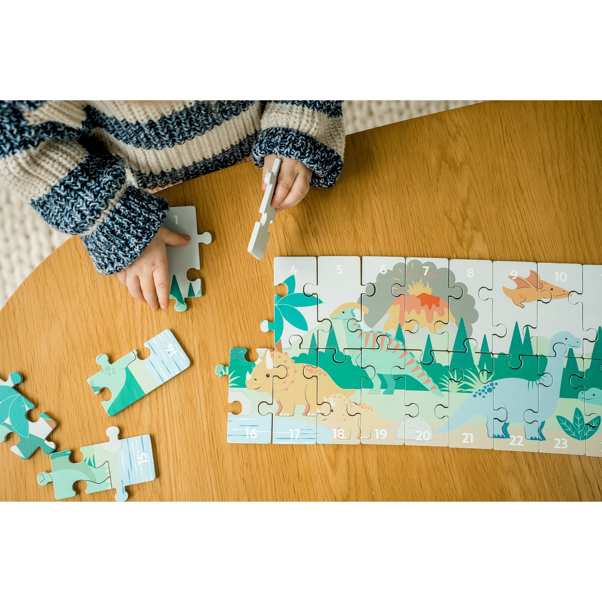 NEW Dinosaurs Number Puzzle