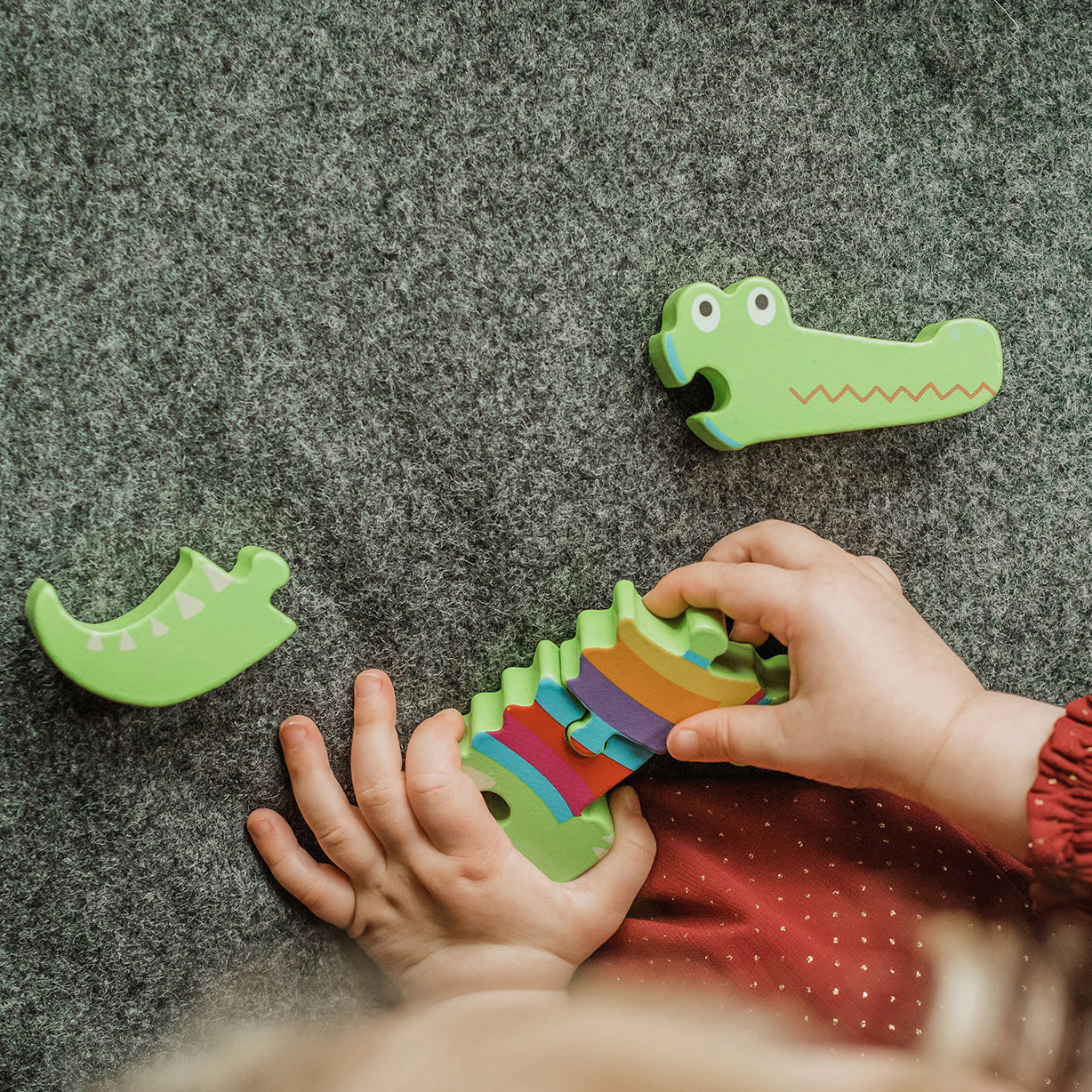 Crocodile Wooden Puzzle