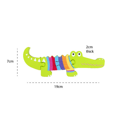 Crocodile Wooden Puzzle