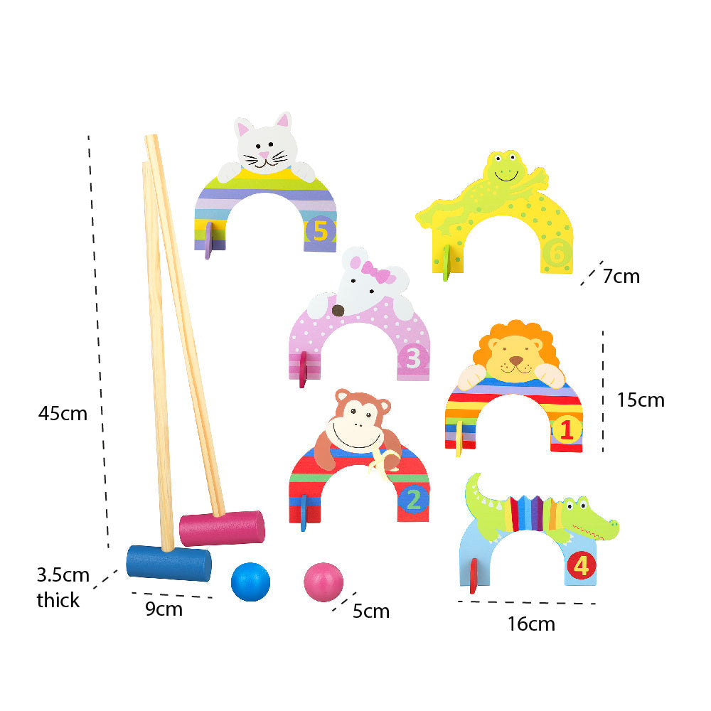 Animals Croquet Set