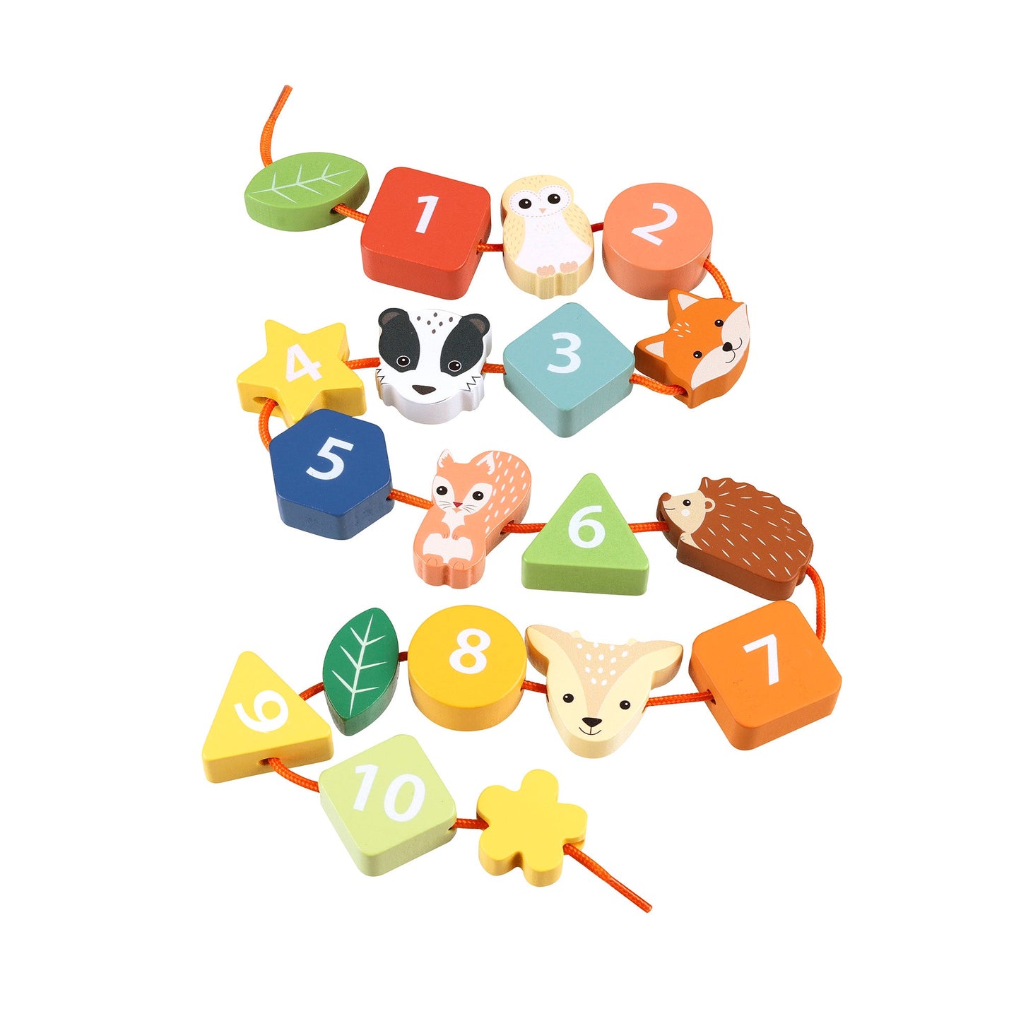 Woodland Animal Threading Toy
