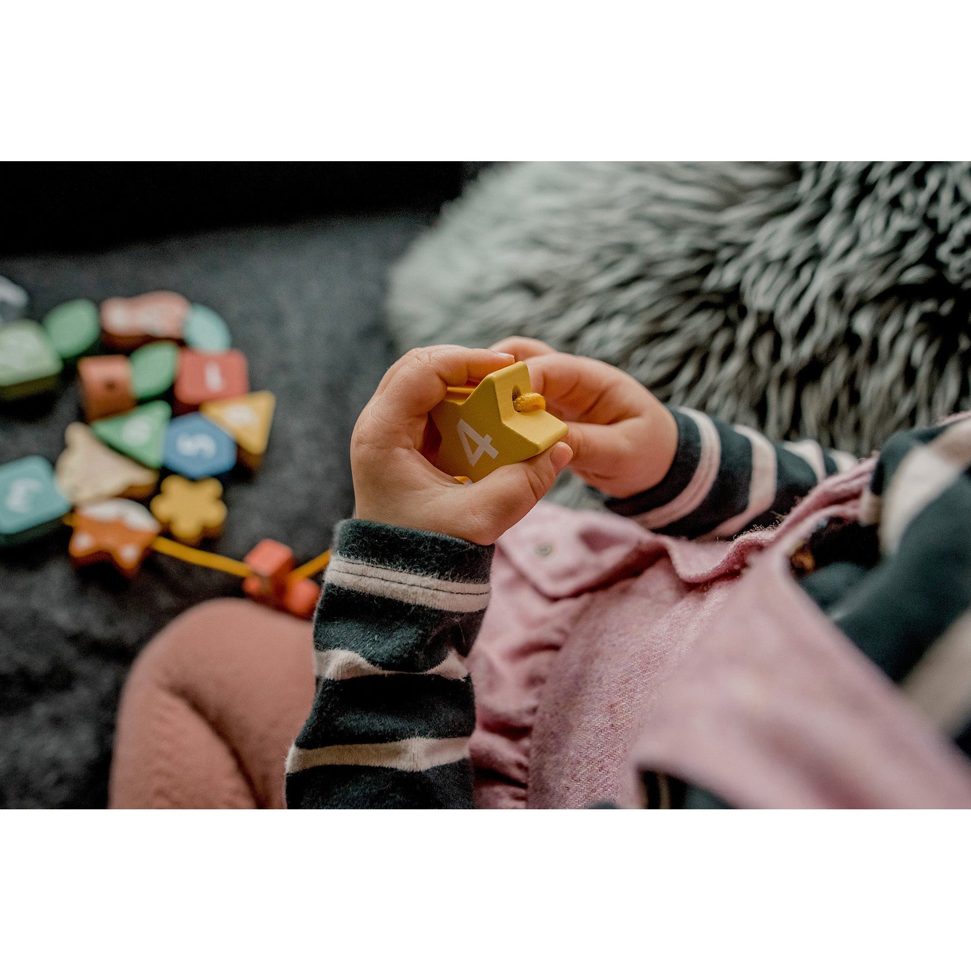 Woodland Animal Threading Toy