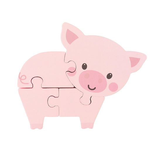 Pig Wooden Puzzle