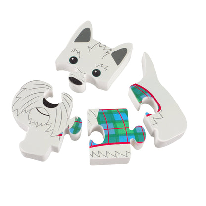 Scottie Dog Wooden Puzzle