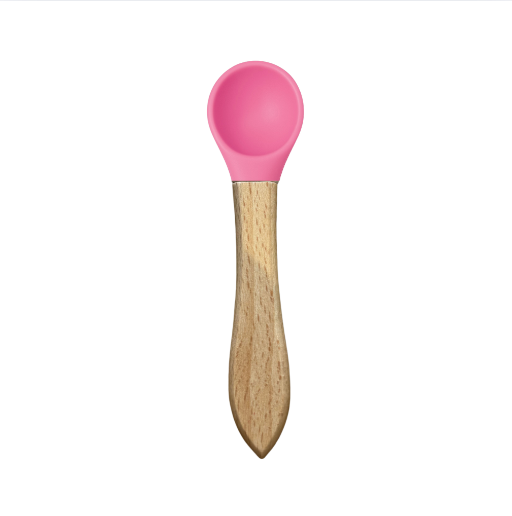 Toddler Spoon with wooden handle