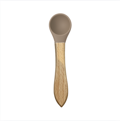 Toddler Spoon with wooden handle