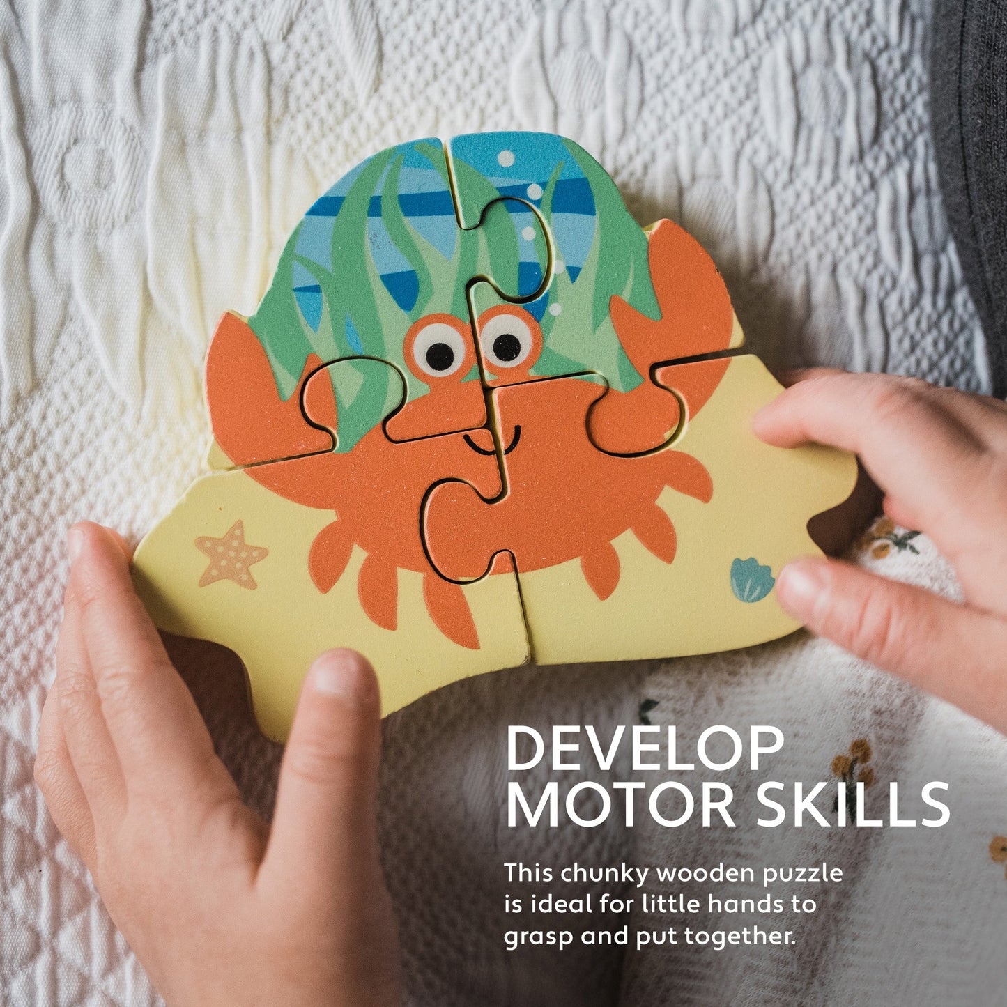 Crab Wooden Puzzle