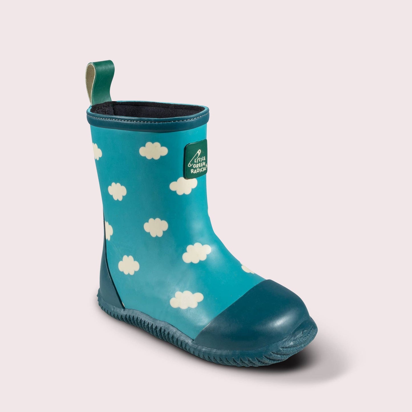 Blue Clouds Lined Classic Wellington Boots