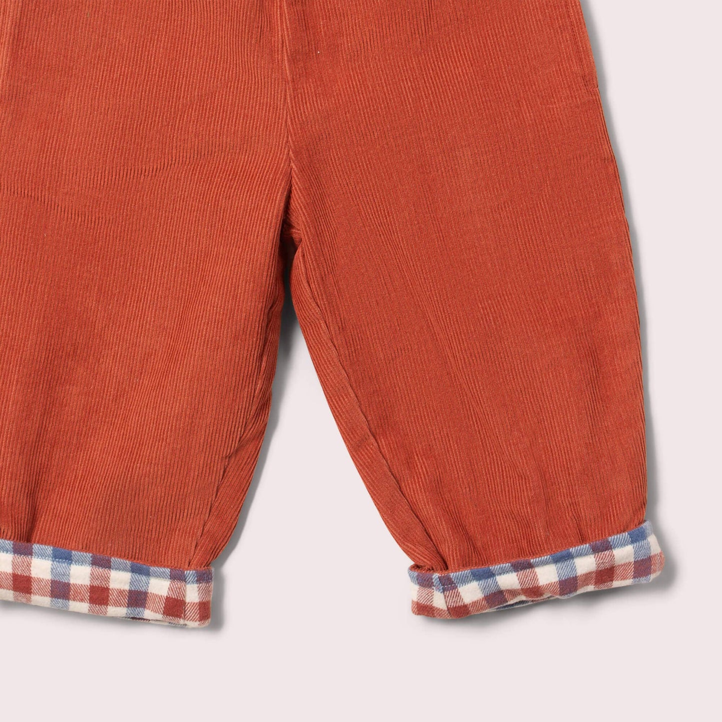 Ginger Check Reversible Pull On Trousers