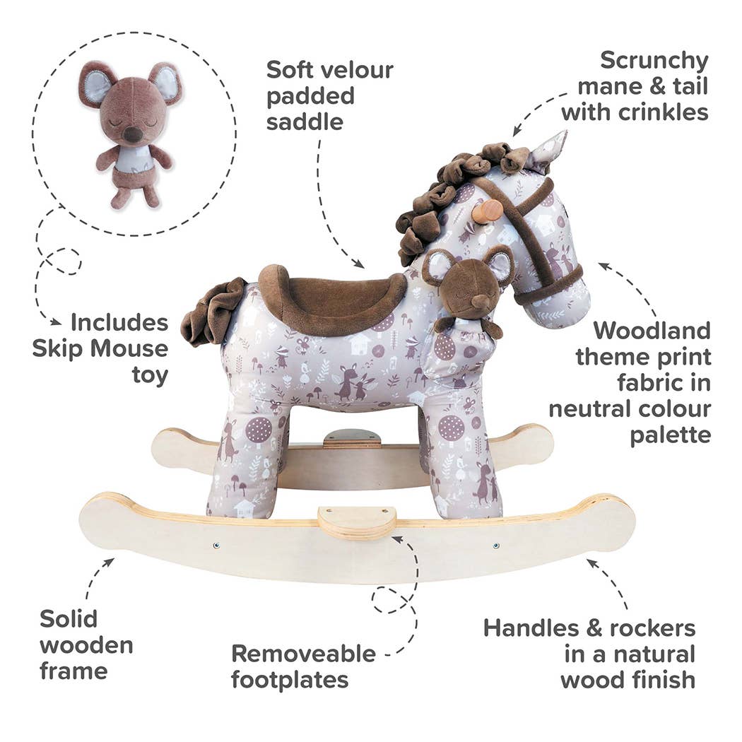 Biscuit & Skip Rocking Horse (9m+) - children's toys