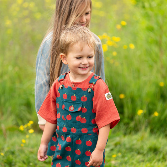 Apple Dungaree Shorts