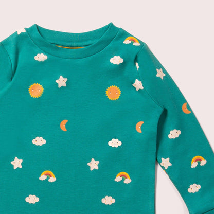 Turquoise Skies Organic Pyjamas (Unavailable in US & CA)