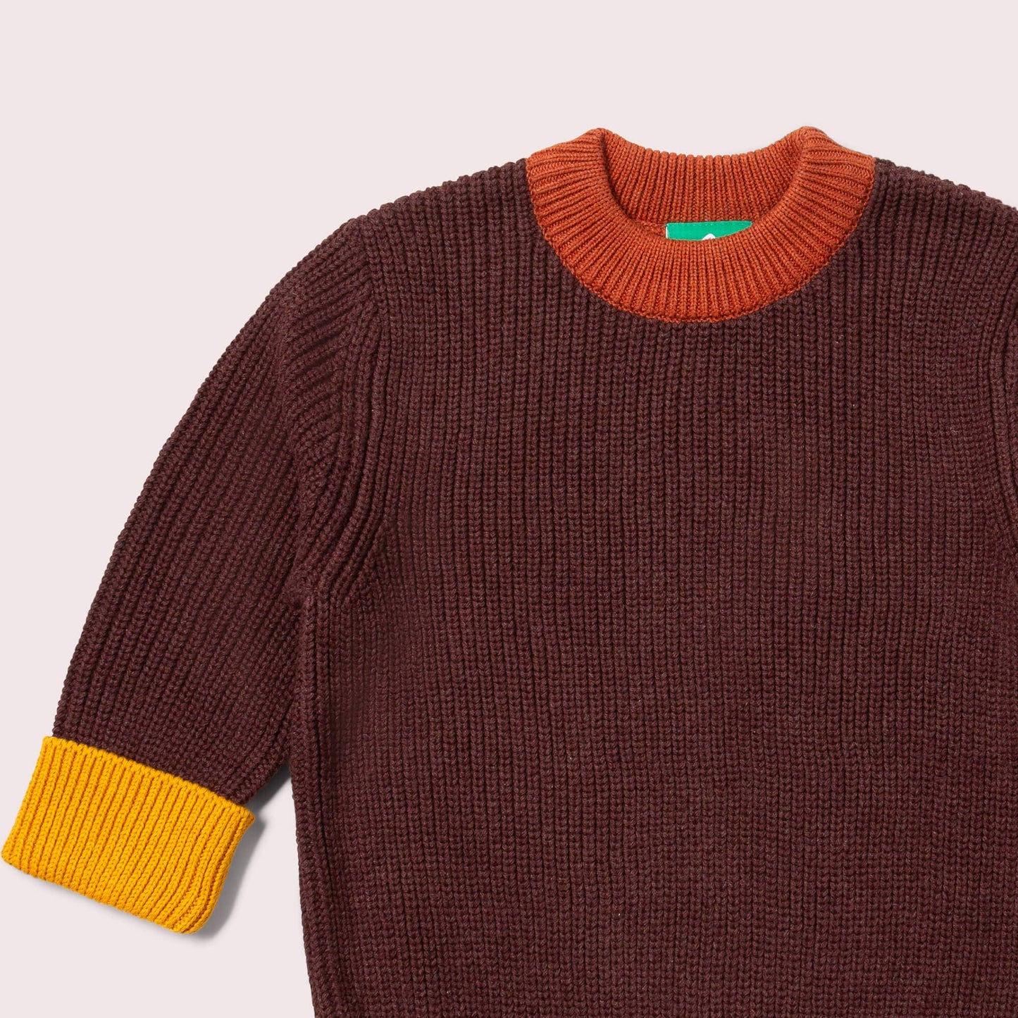 Chocolate Snuggly Knitted Jumper