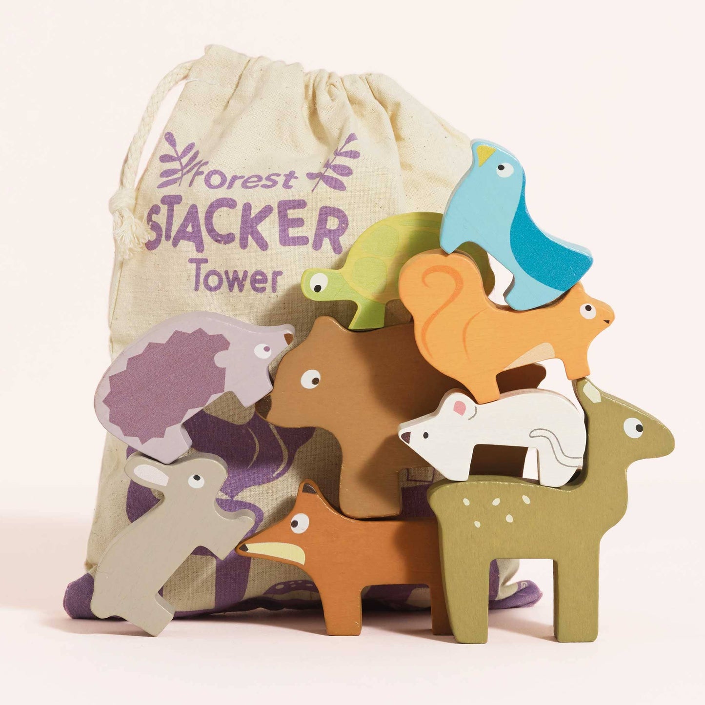 Woodland Stacking Forest Animals & Bag