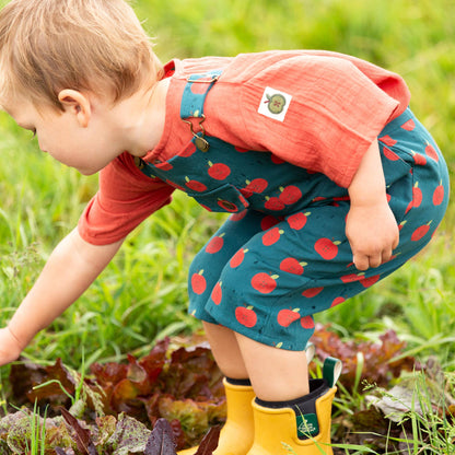 Apple Dungaree Shorts