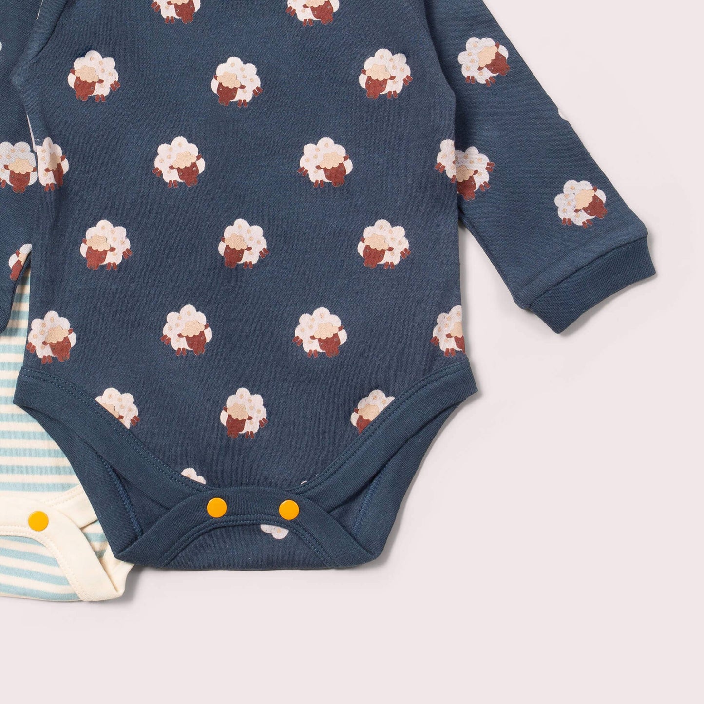 Sleeping Sheep Baby Bodysuit 2 Pack